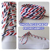 Shoelaces Red White and Blue